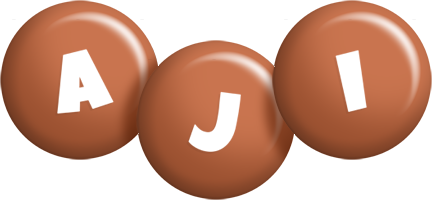 Aji candy-brown logo