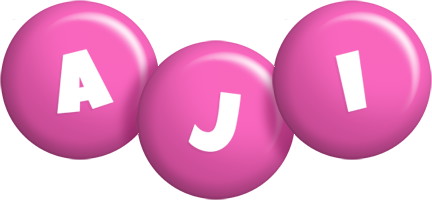Aji candy-pink logo