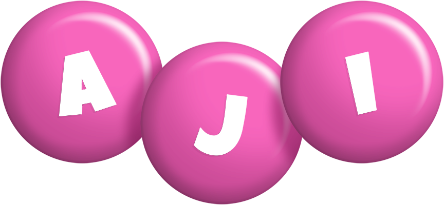 Aji candy-pink logo