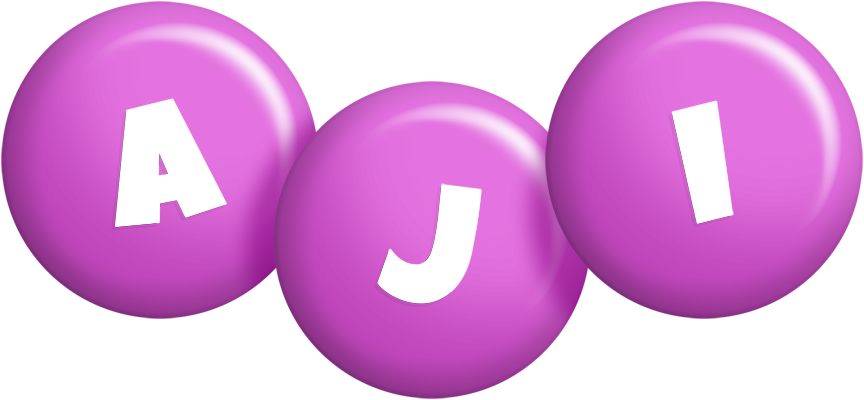 Aji candy-purple logo