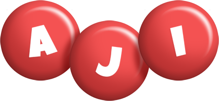 Aji candy-red logo