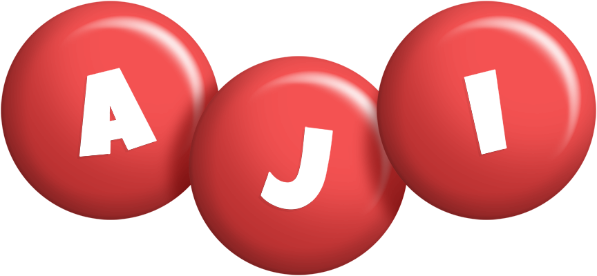 Aji candy-red logo