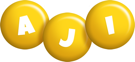Aji candy-yellow logo