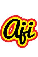 Aji flaming logo