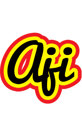 Aji flaming logo