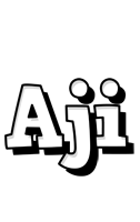 Aji snowing logo