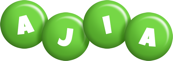 Ajia candy-green logo