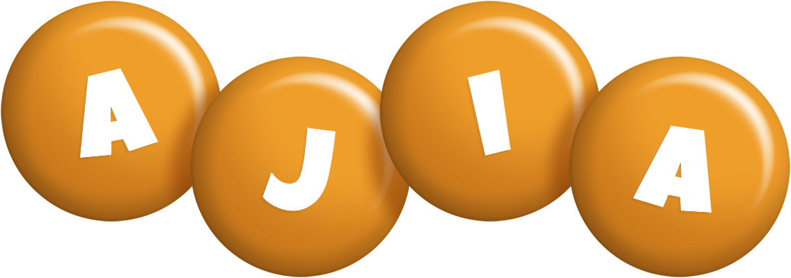 Ajia candy-orange logo