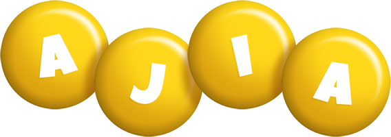 Ajia candy-yellow logo