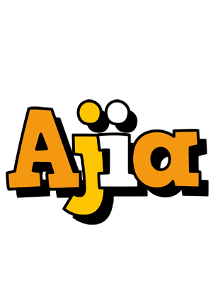 Ajia cartoon logo