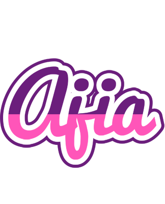 Ajia cheerful logo