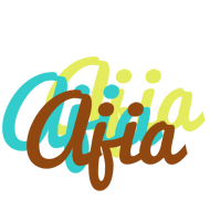 Ajia cupcake logo