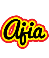 Ajia flaming logo