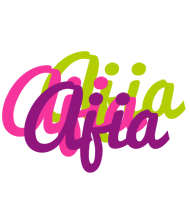 Ajia flowers logo