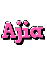 Ajia girlish logo