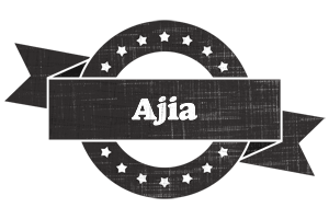 Ajia grunge logo