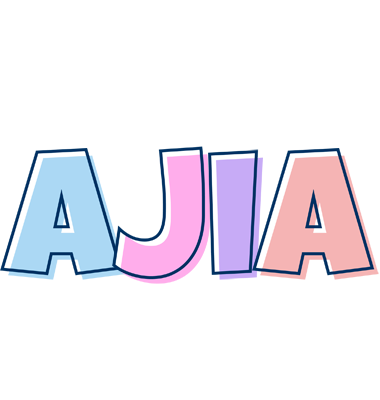 Ajia pastel logo
