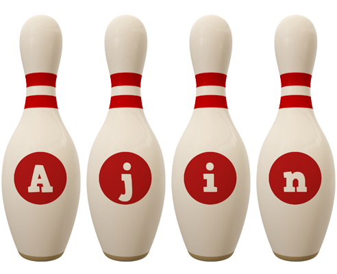 Ajin bowling-pin logo