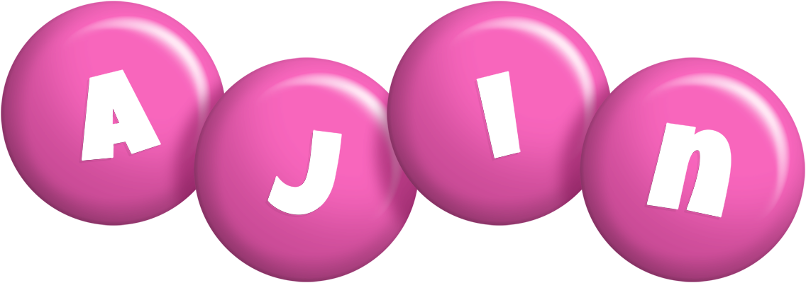 Ajin candy-pink logo