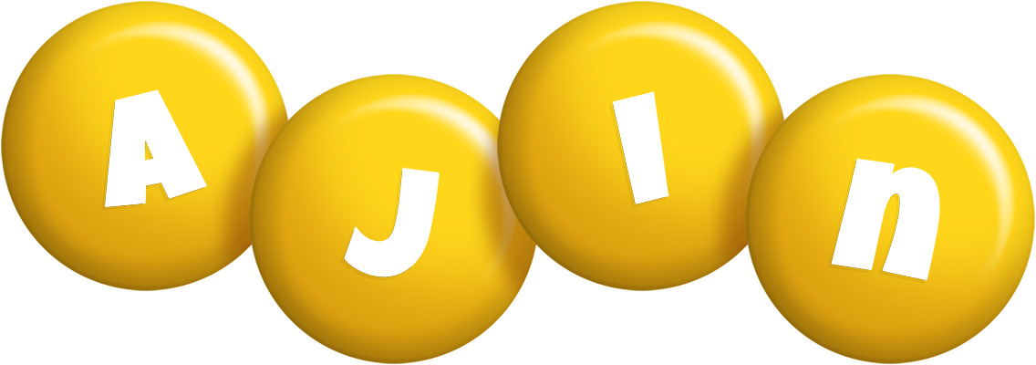 Ajin candy-yellow logo