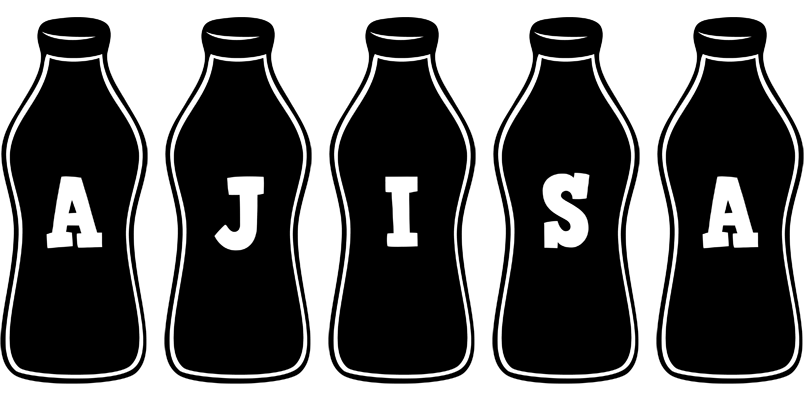 Ajisa bottle logo