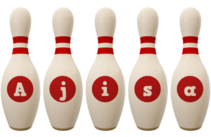 Ajisa bowling-pin logo