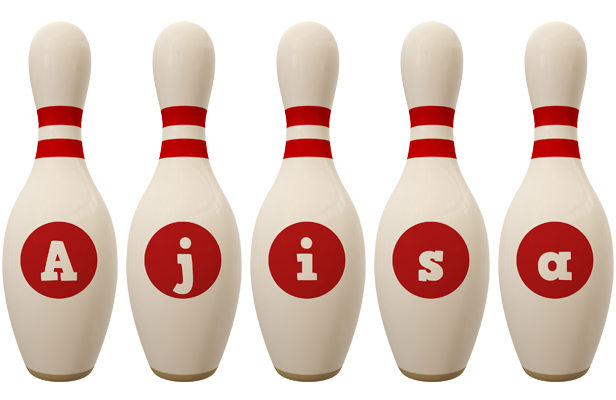 Ajisa bowling-pin logo