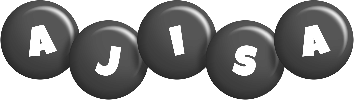 Ajisa candy-black logo