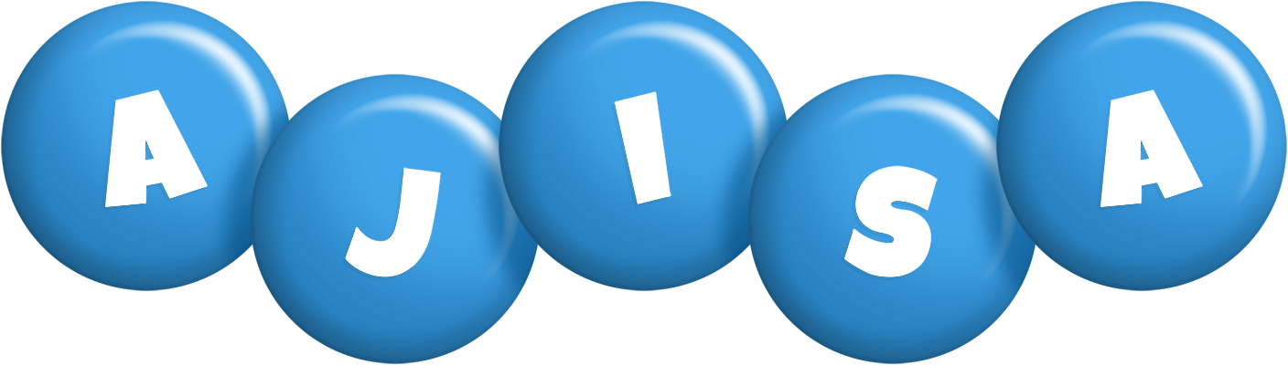 Ajisa candy-blue logo