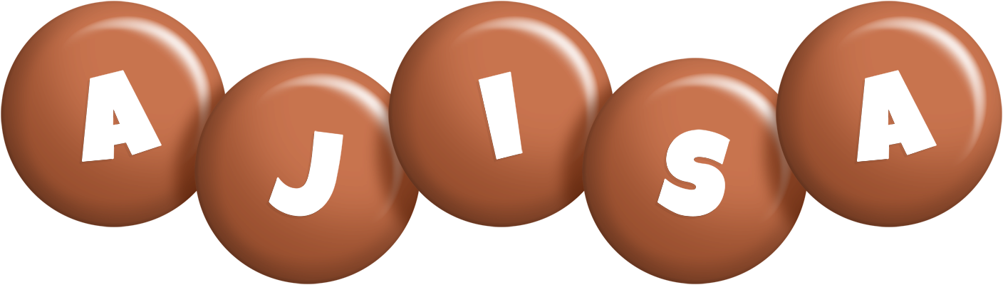 Ajisa candy-brown logo