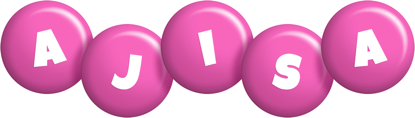 Ajisa candy-pink logo