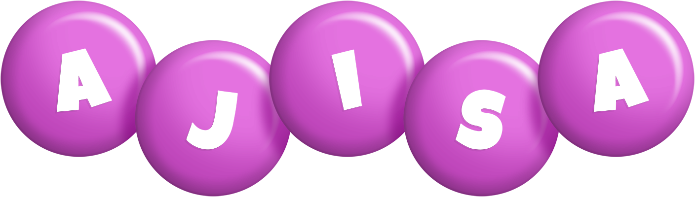 Ajisa candy-purple logo
