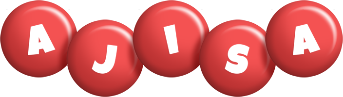 Ajisa candy-red logo