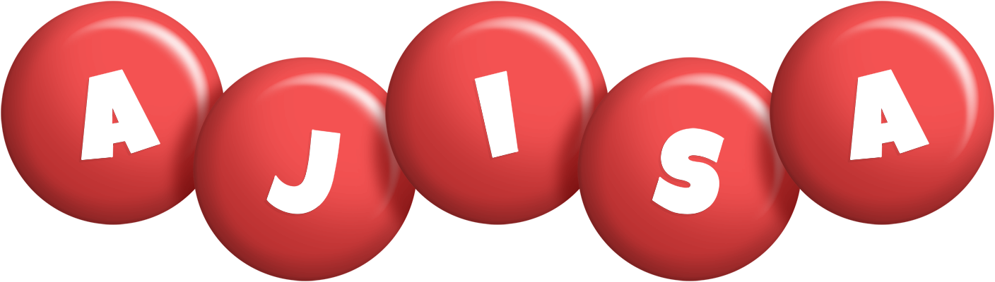 Ajisa candy-red logo