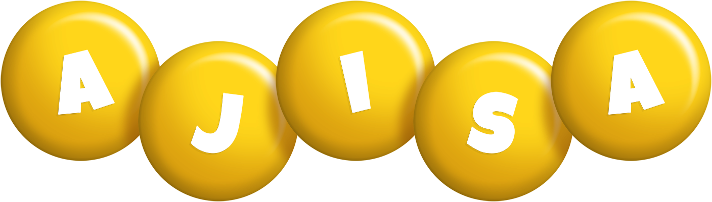 Ajisa candy-yellow logo
