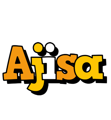 Ajisa cartoon logo
