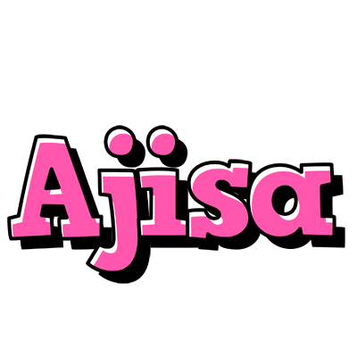 Ajisa girlish logo