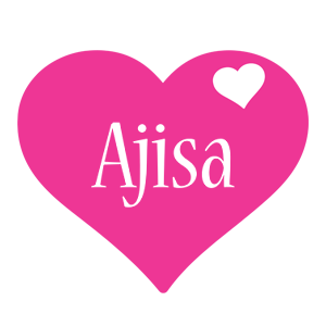Ajisa love-heart logo