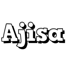 Ajisa snowing logo