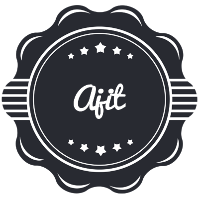 Ajit badge logo