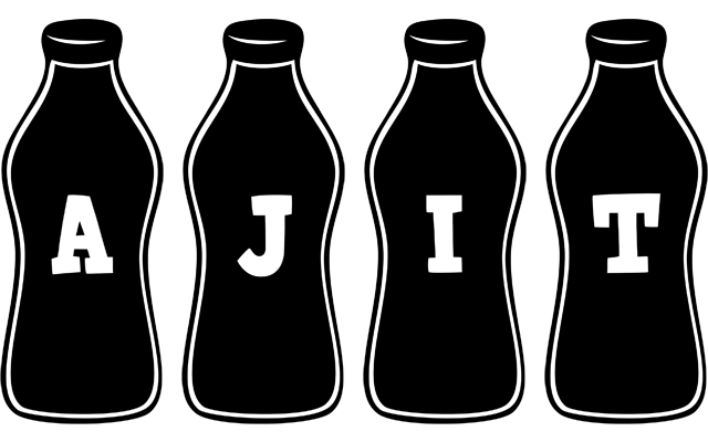 Ajit bottle logo