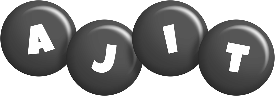 Ajit candy-black logo