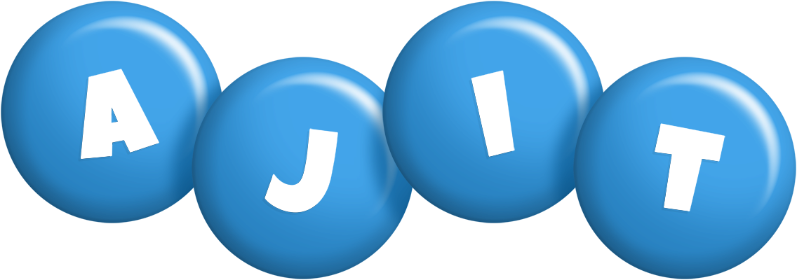 Ajit candy-blue logo