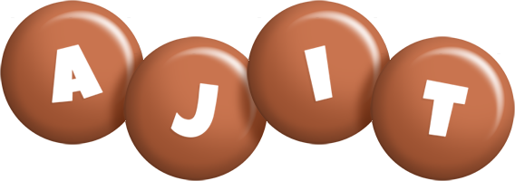 Ajit candy-brown logo