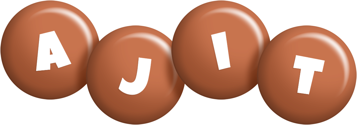 Ajit candy-brown logo