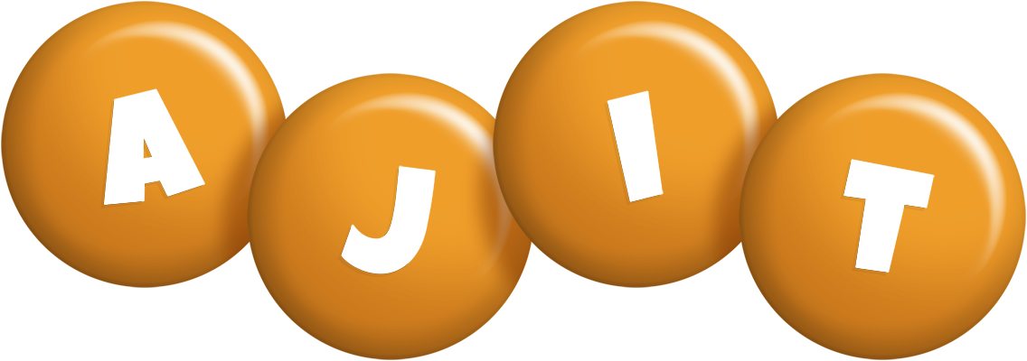 Ajit candy-orange logo