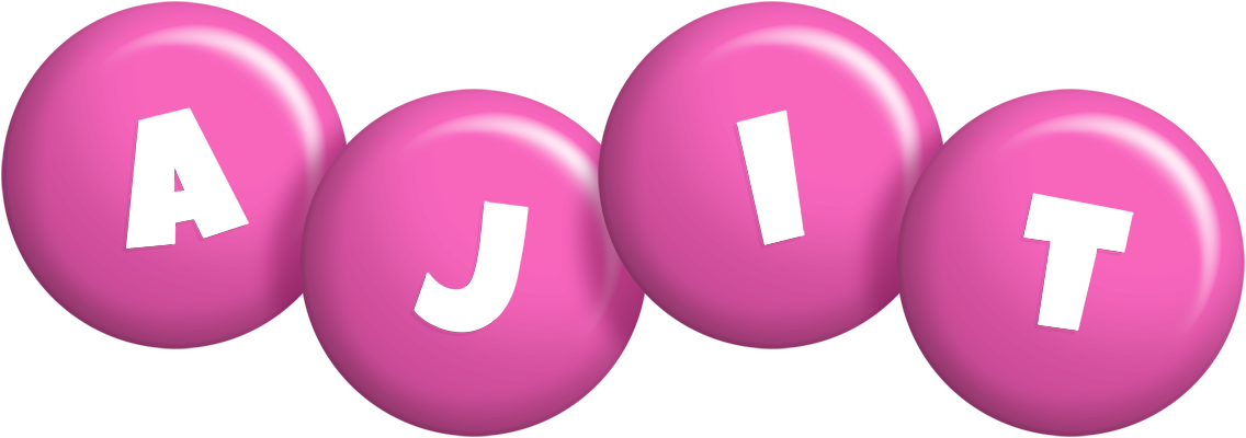 Ajit candy-pink logo
