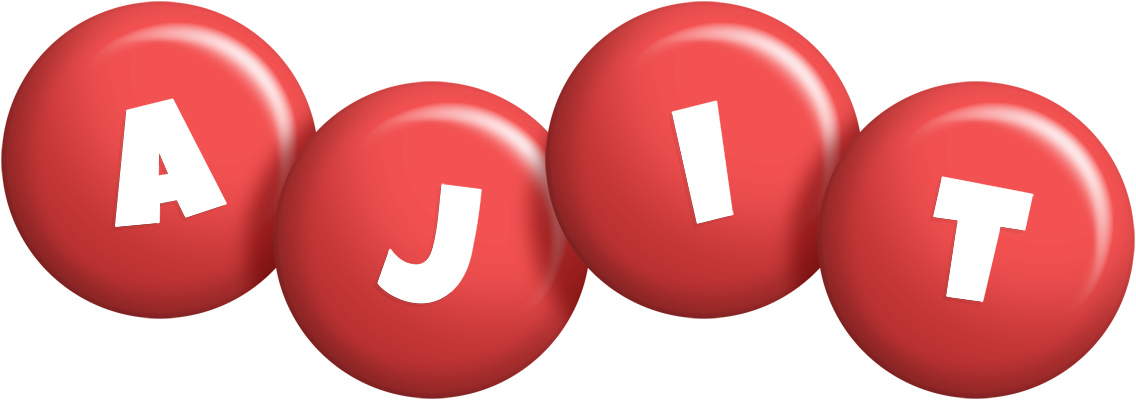 Ajit candy-red logo