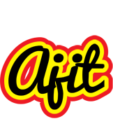 Ajit flaming logo