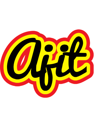Ajit flaming logo
